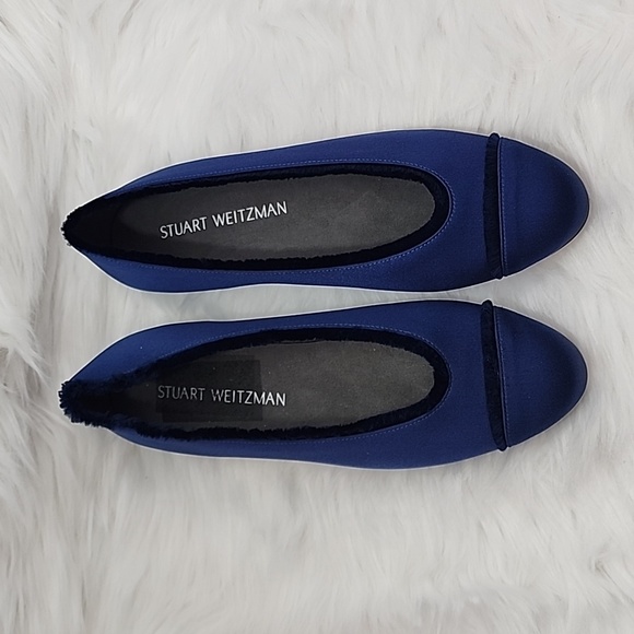 Stuart Weitzman Captain Satin Flats - Picture 2 of 8
